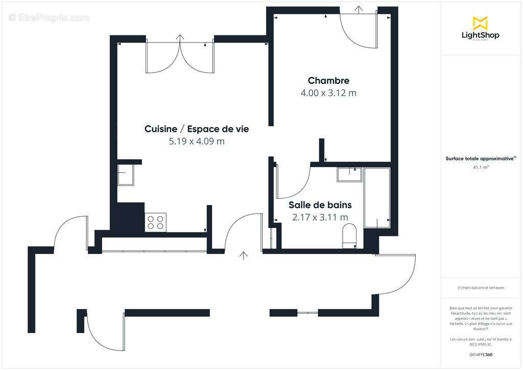 Appartement à ROMAINVILLE