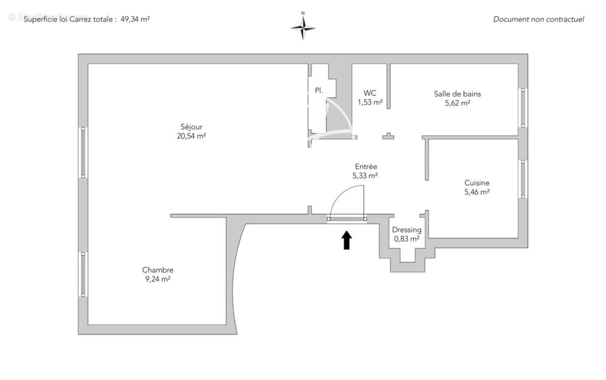 Appartement à PARIS-18E