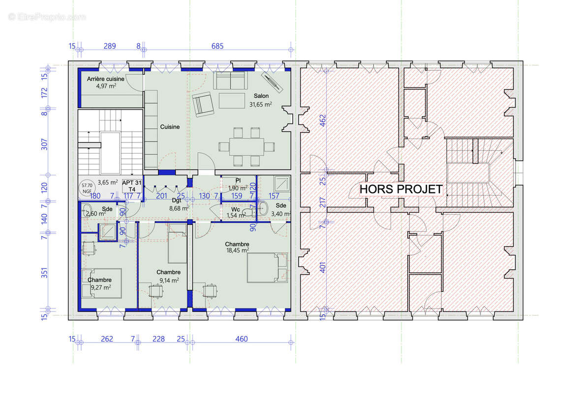 Appartement à TOURS