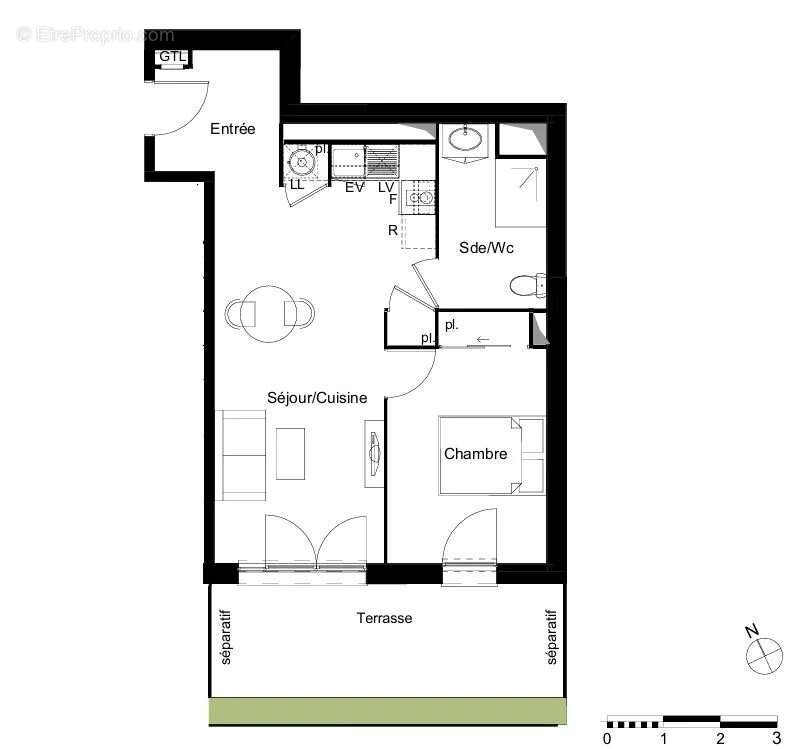 Appartement à PORTIRAGNES