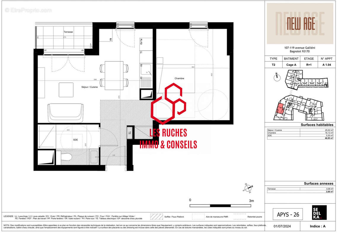 Appartement à BAGNOLET