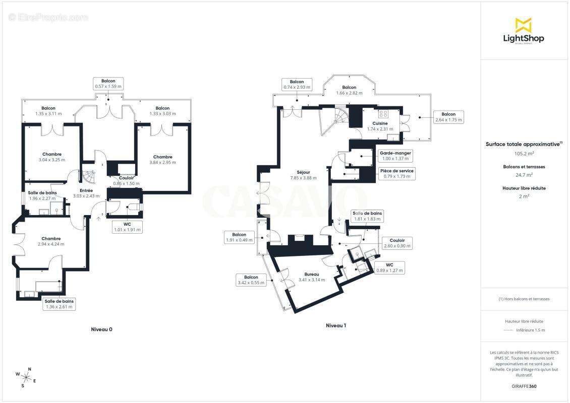 Appartement à PARIS-16E