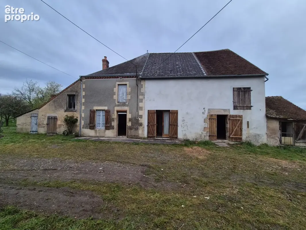 Maison ou petite ferme à vendre 4 pièces AIGURANDE (36) terrains 1,5 hectares - photo 2