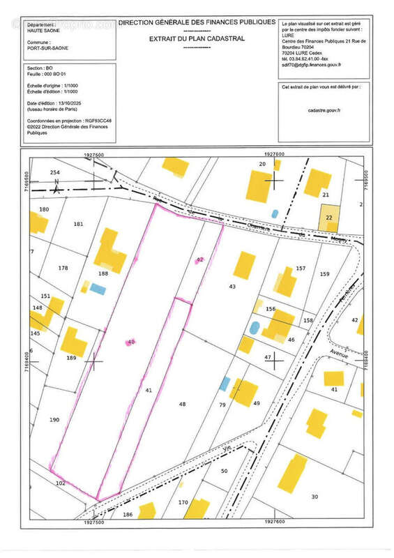 Terrain à PORT-SUR-SAONE