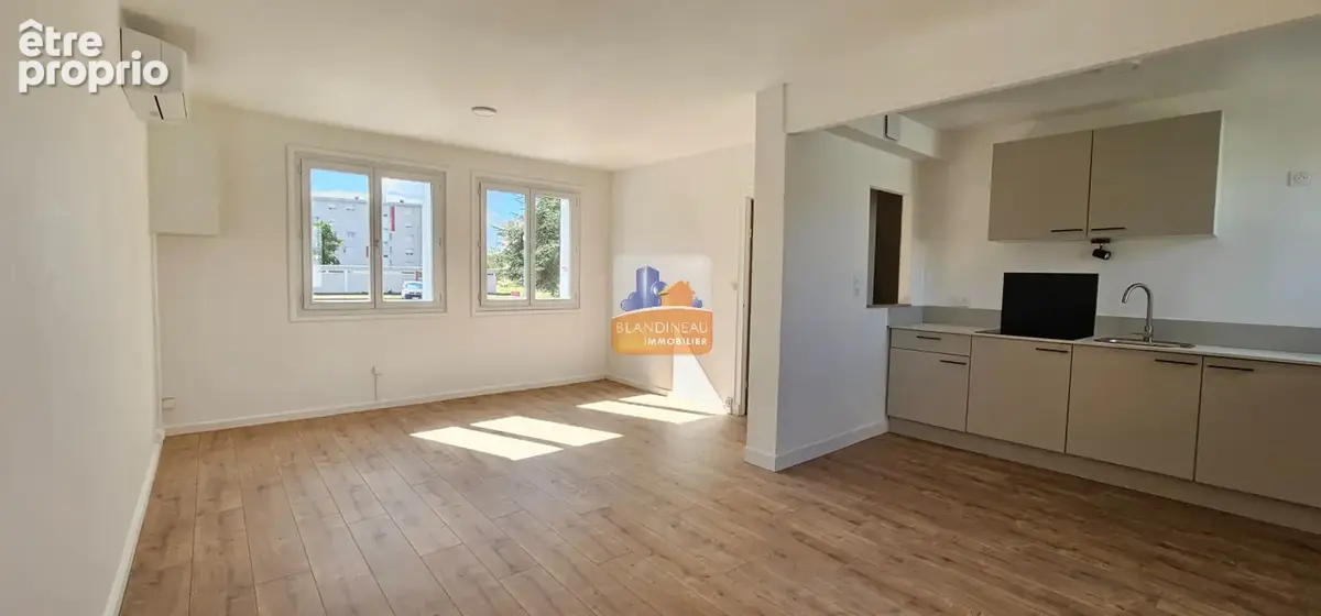 Rezé grand t2 de 44,40 m² -  climatisation - rénové en 2026 - jardin privatif - photo 1