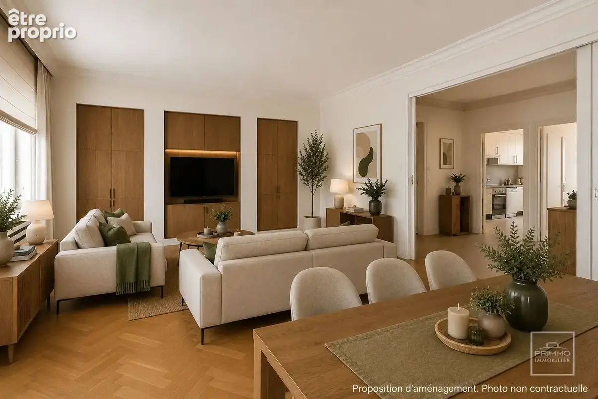 Lyon 6, tete d'or, 114.82m², loggia, possibilité garage - photo 3