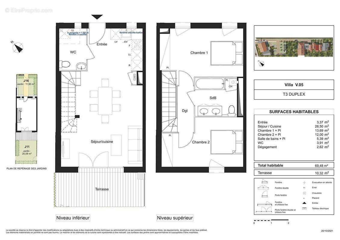 Villa 3 pièces duplex quartier Lardenne - photo 3