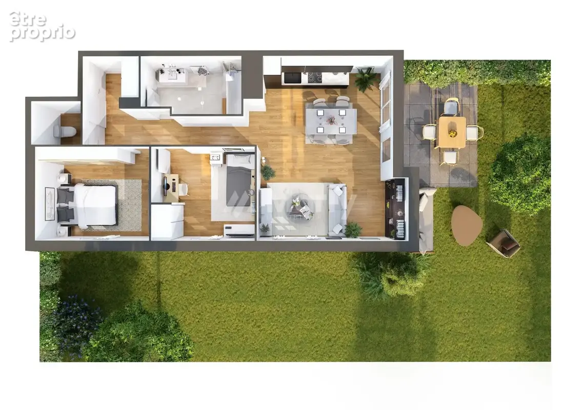 Appartement 2 pièces 69 m² à vendre à Chevreuse (78460) - photo 7