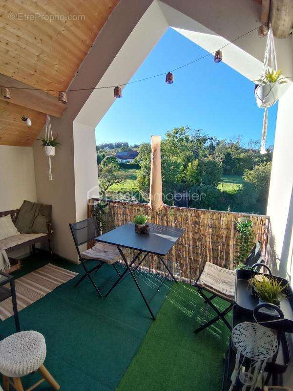 Superbe  appart. t3 de charme dans maison en dern.  etage avec terrasse couverte, vue verdoy - photo 6