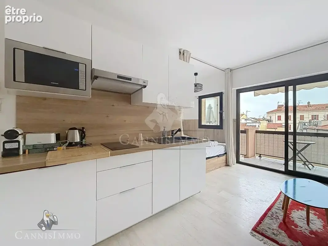 Studio coin nuit cannes banane terrasse ascenseur - photo 2