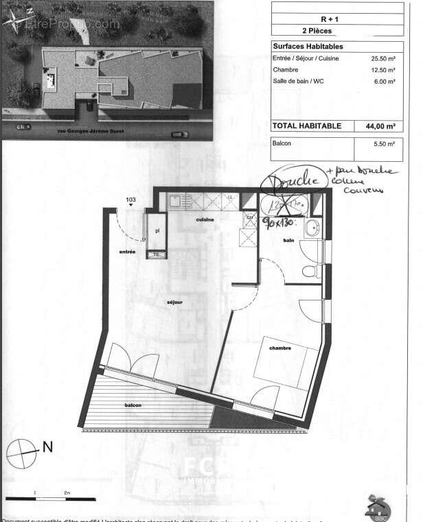 Appartement 44 m² à Lormont  - photo 7