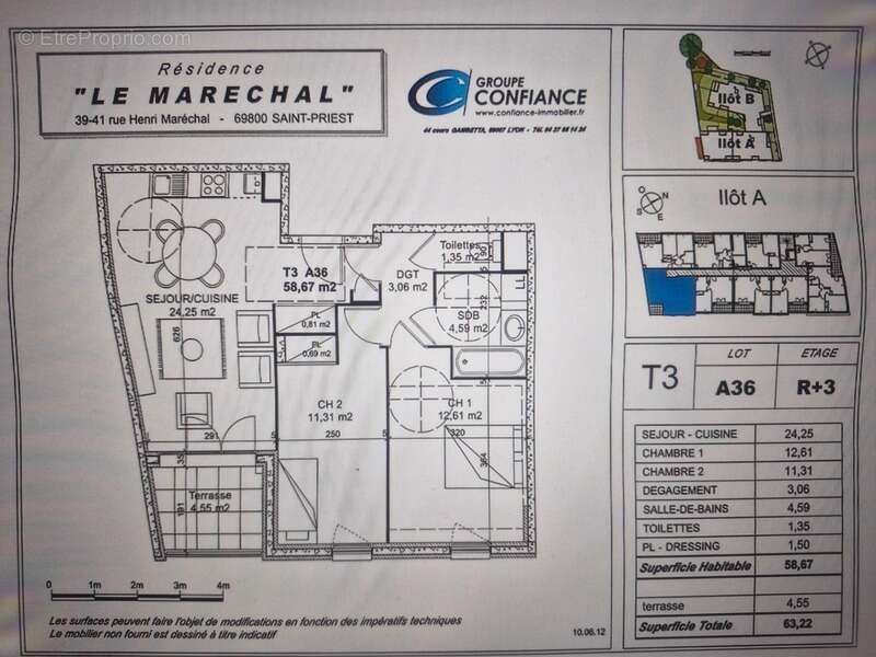 Appartement à SAINT-PRIEST