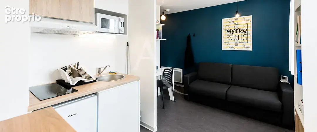Studio de 17,95 m² à Rennes (35) ? Investissement LMNP - photo 2