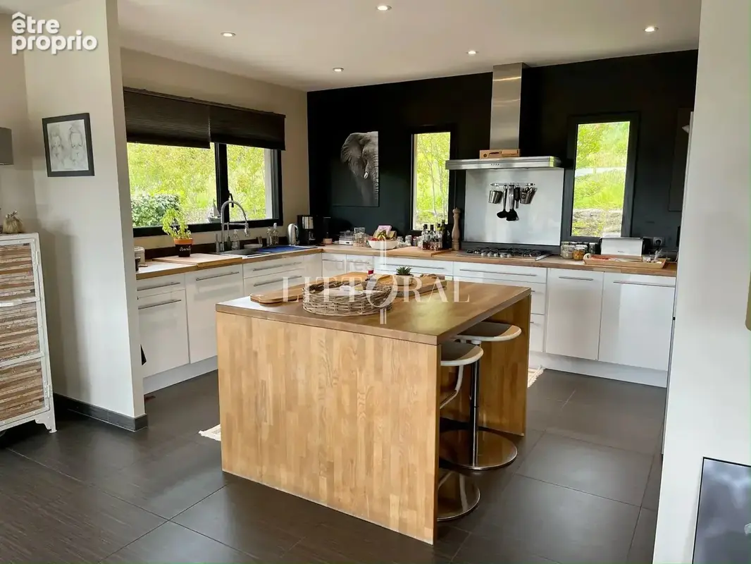 Belle maison contemporaine en red cedar vue/mer - photo 4