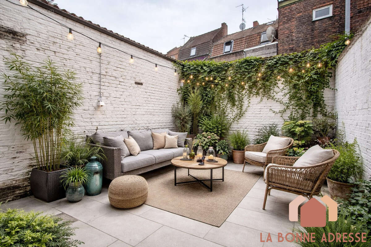 EXTERIEUR -IMAGE IA - Maison à ROUBAIX