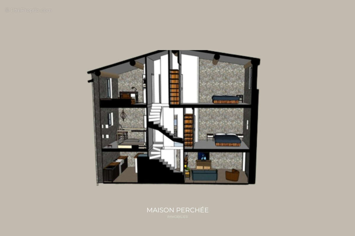 Maison de village Ampus 4 pièce(s) 81 m2 - photo 8