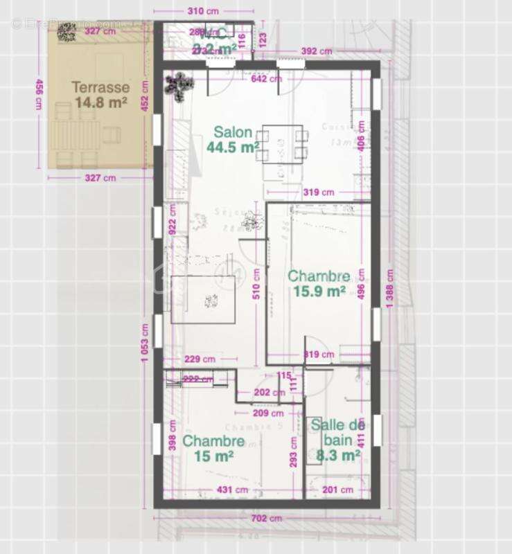 Rare à la vente – Appartement de caractère 85 m² avec terrasse et jardin privatif – Centre-ville à pied - photo 11