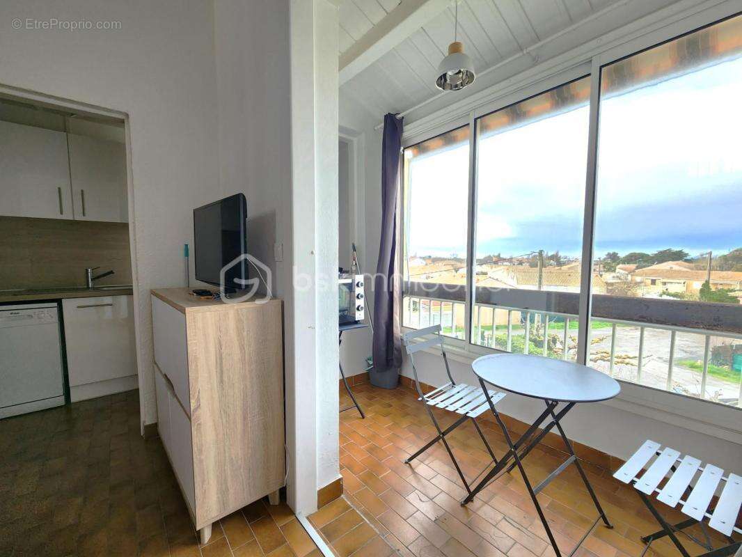 Marseillan plage - duplex t3  - vue mer - place de parking privative - photo 7