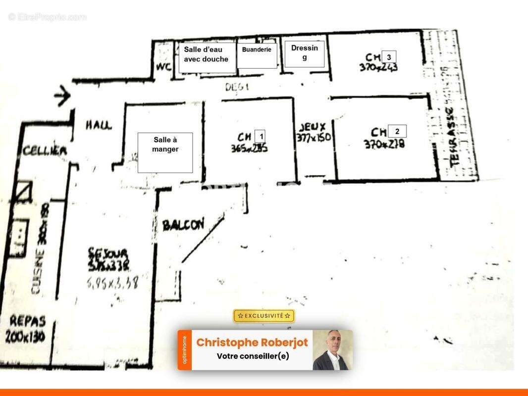 Joli 5 pièces de 100m2 habitables avec balcon, terrasse et garage sécurisé proche de tout !! - photo 3