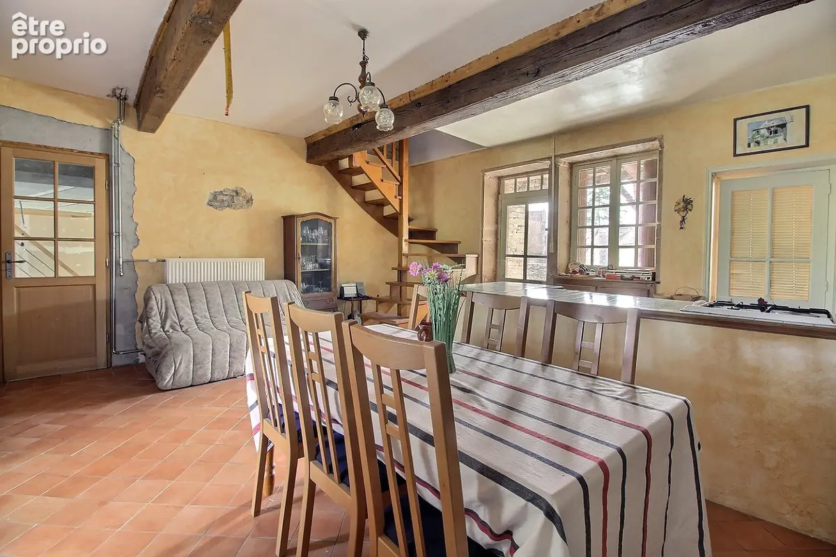 BONNAY , Maison en pierres avec garage et terrain - photo 4