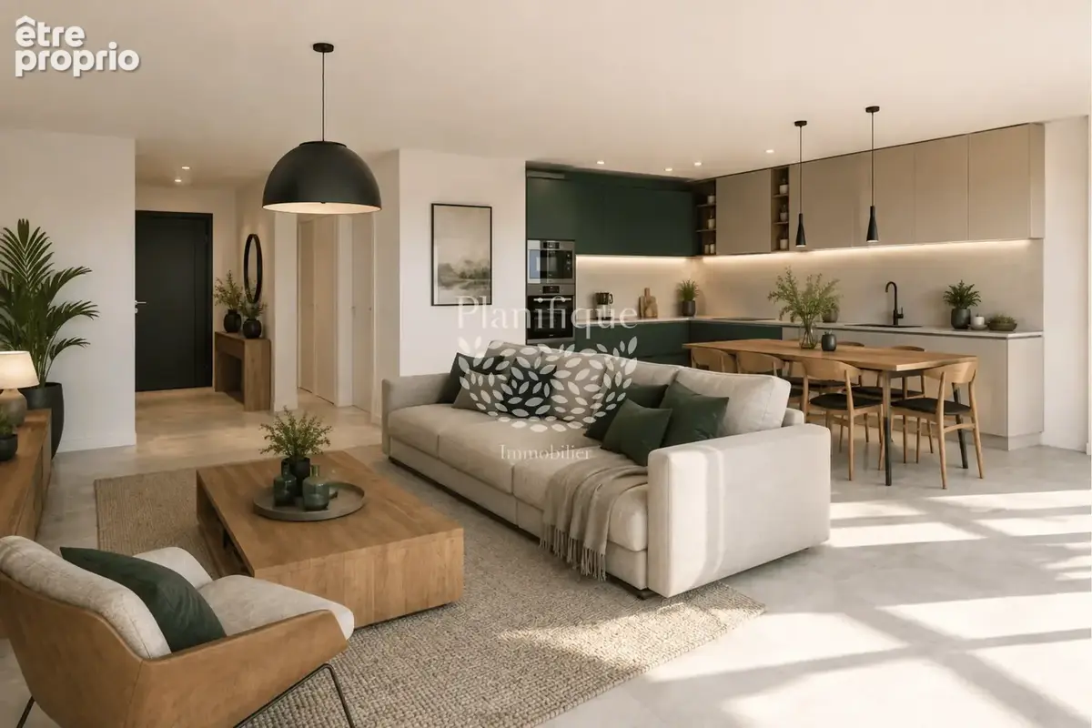 Appartement 3 pièces avec balcon   Thoiry, Pays de Gex - photo 2