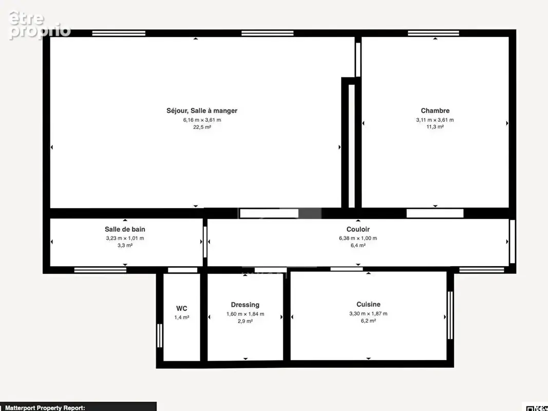 Appartement 55m² à paris 17e arrondissement - photo 13