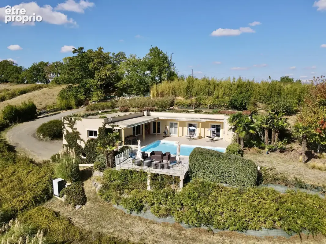 Propriété contemporaine d’exception — panorama 180o sur les pyrénées - photo 1