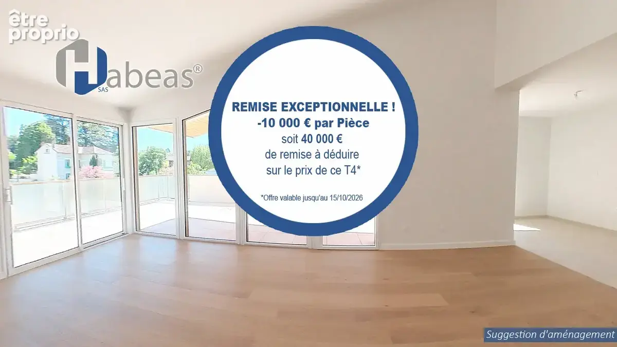 Appartement T4 de 114m² en toit terrasse de 52m² - photo 3