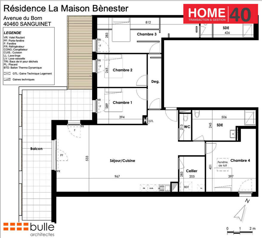 Appartement à SANGUINET