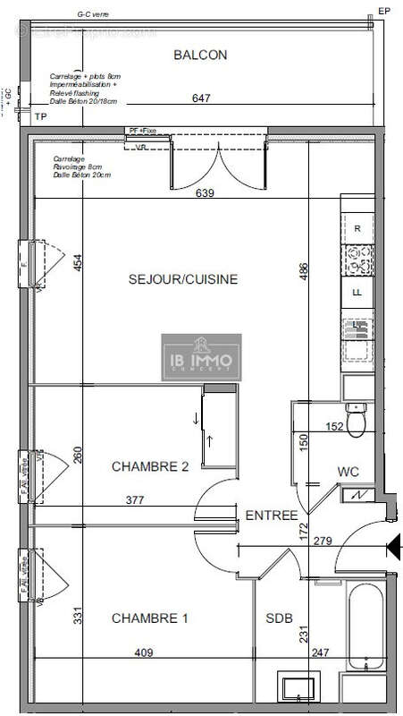 Appartement à LE MUY