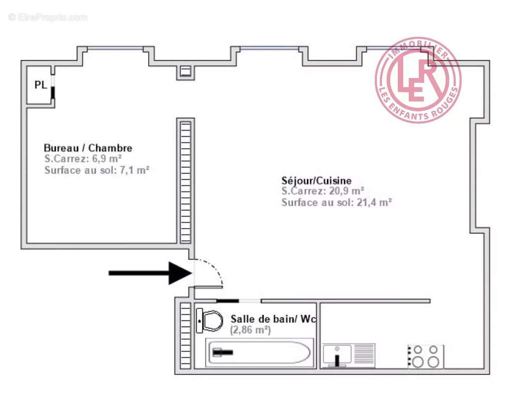 Appartement à PARIS-3E
