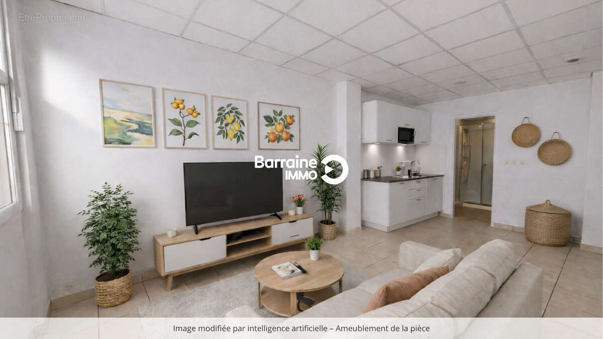 Exclusivite a vendre brest kerinou appartement t2 41m² - photo 3
