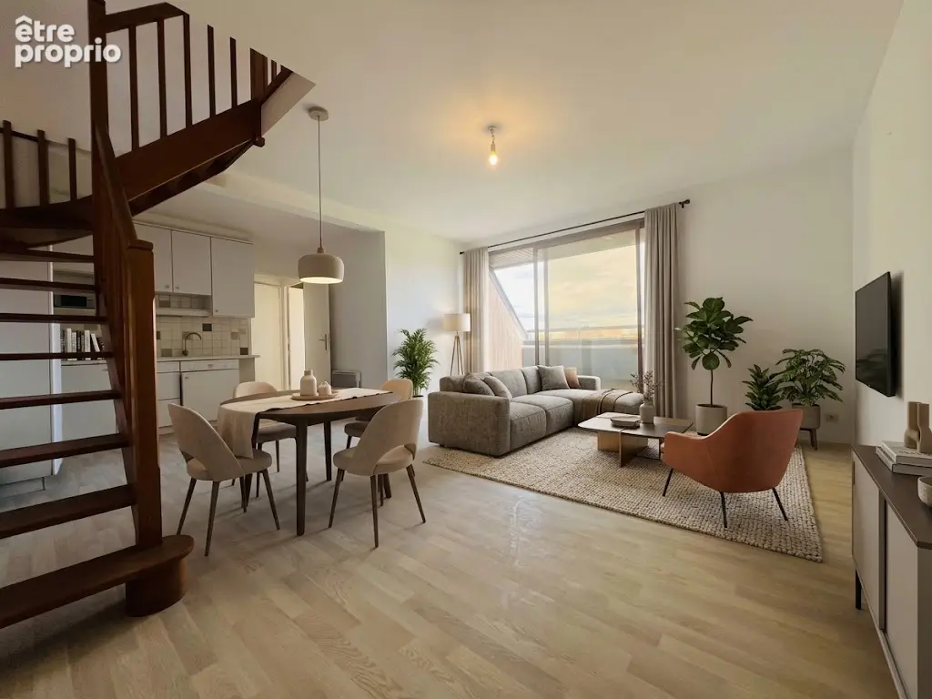 "GABIN" Appartement T3 duplex avec Terrasse - Coeur de ville AURAY - photo 2