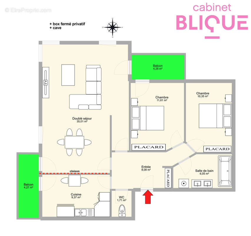 Appartement à VILLERS-LES-NANCY