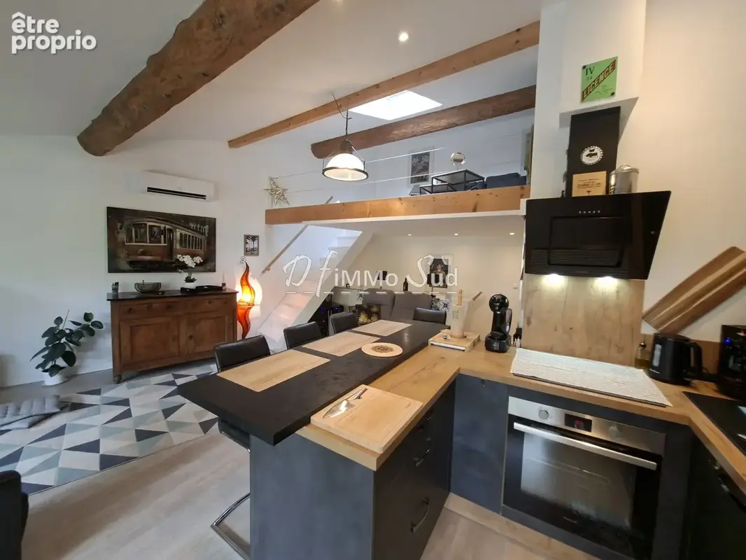 Maison de village vendue meublee : esprit loft et cocooning - photo 5