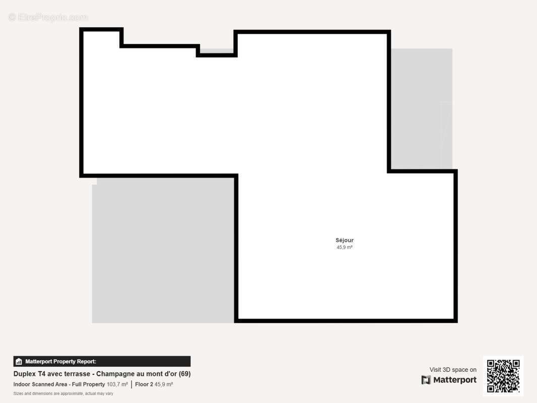 Appartement à CHAMPAGNE-AU-MONT-D'OR