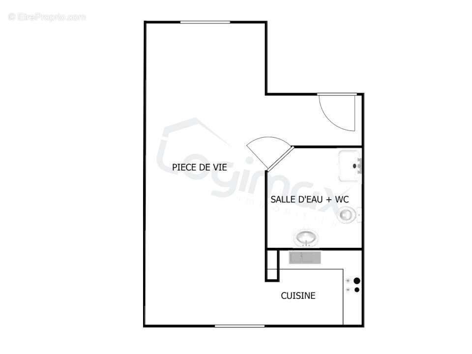 Appartement 22 m² à La Rochelle  - photo 2