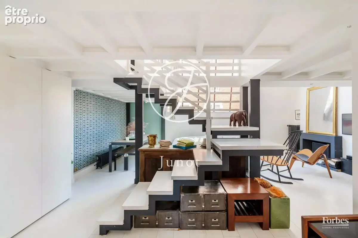 Paris 18e - MONTMARTRE / CAULAINCOURT - Atelier d'artiste - 88,26m² au sol - 77,55m² Carrez - 2 chambres - Dernier étage - photo 15