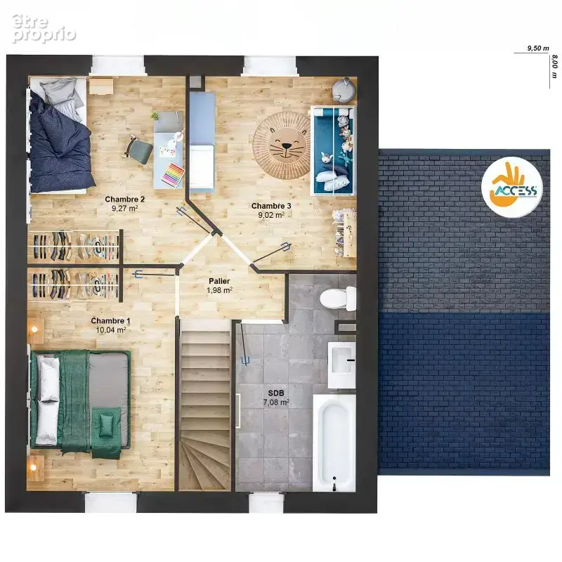 Maison 5 pièces 76 m2 - photo 9