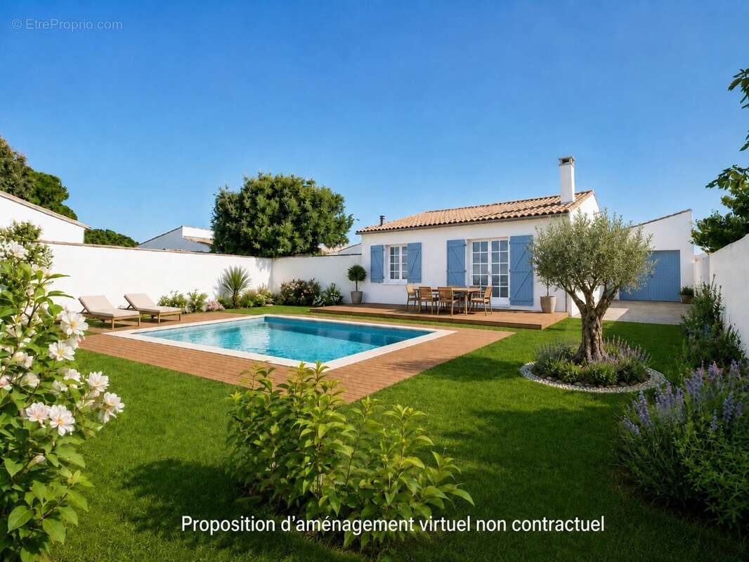 Maison à vendre 3 pièces, opportunité rare à Sainte-Marie-de-Ré, La Noue : maison à fort potentiel, idéalement située au calme,  - photo 2