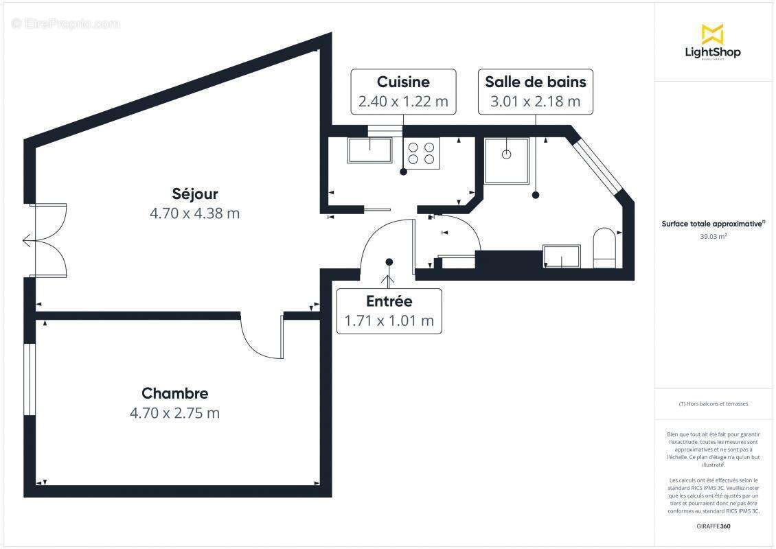 Appartement à PARIS-12E