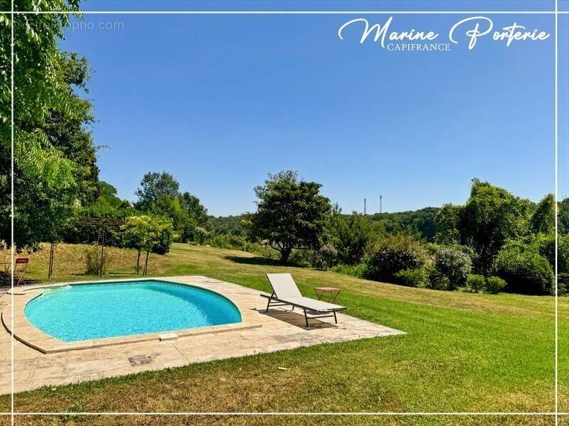 Propriété de charme en pierre – volumes exceptionnels – piscine – vue dégagée – proche Auch - photo 2