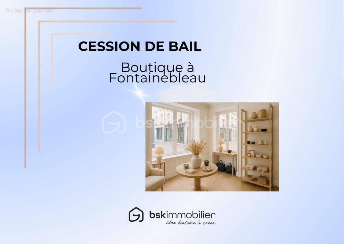 Commerce à FONTAINEBLEAU