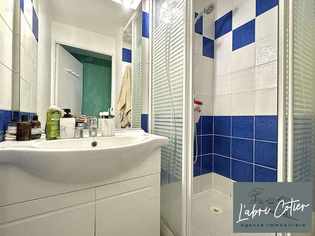 Salle d'eau - Appartement à SAINT-HILAIRE-DE-RIEZ