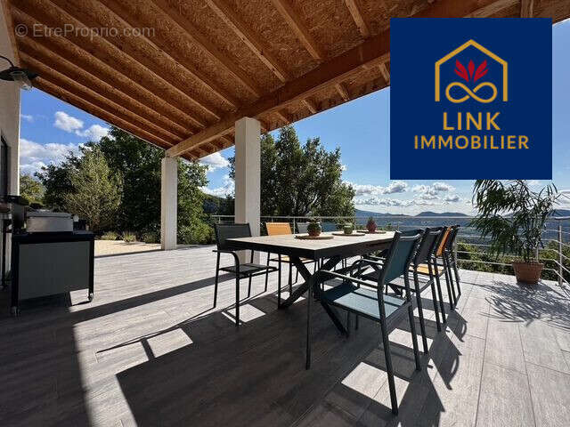 Terrasse 2 - Maison à BEZAUDUN-SUR-BINE