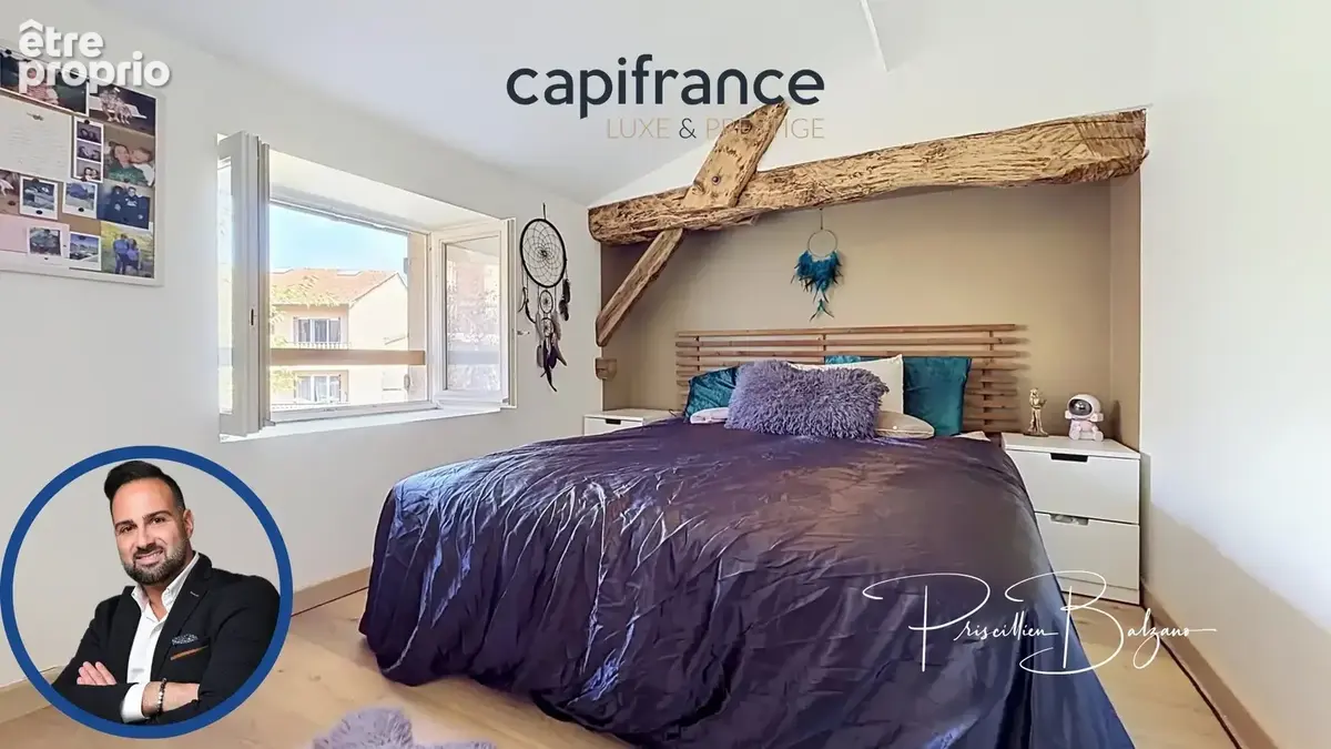 Appartement à vendre 2 pièces GREZIEU LA VARENNE (69) GRÉZIEU-LA-VARENNE – T2 de 48 m² en hypercentre, dernier étage, charme et  - photo 7