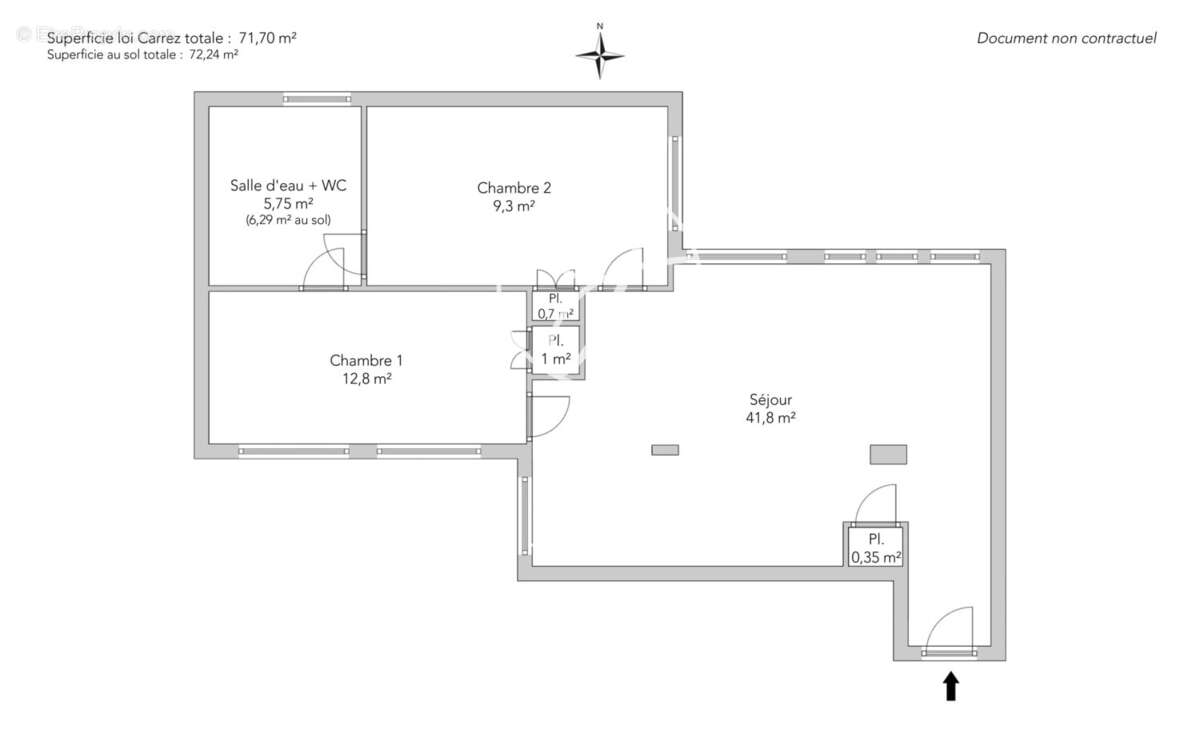 Appartement à PARIS-18E