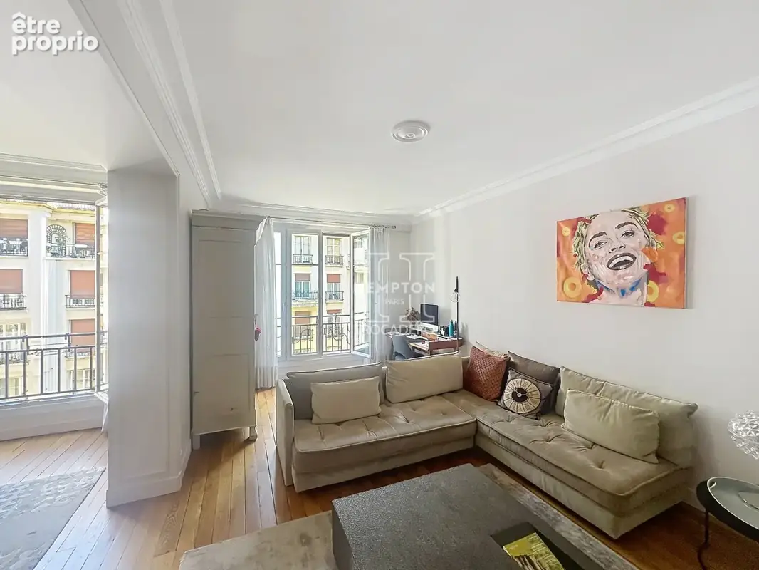 Paris xvi   auteuil / sainte-périne   128 m2   triple séjour de 52 m2 - 3/4 chambres - photo 4