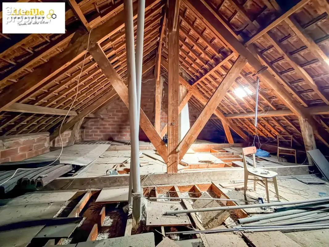 Maison traditionnelle individuelle de 80 m2 hab sur sous sol total, avec grenier terrain 649 m2. - photo 9