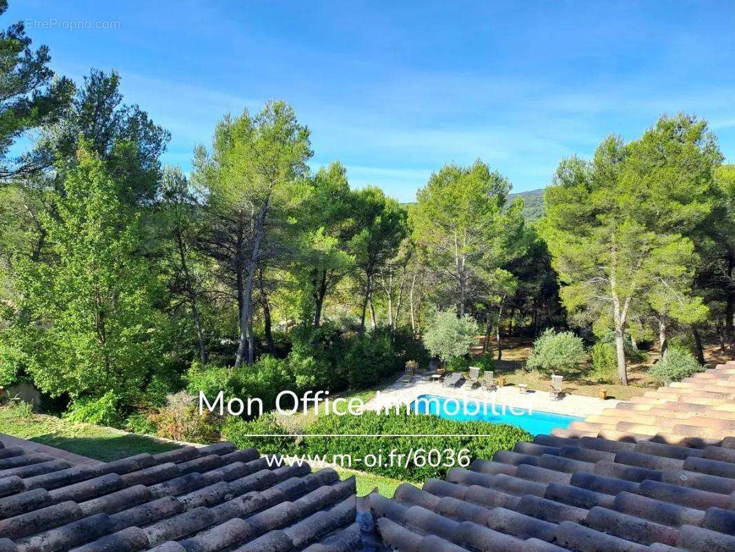Référence : 6754-VCL - Maison avec belle vue dominante - Piscine et pool-house - Proche Aix à ROGNES - photo 31